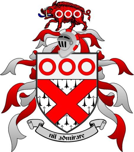 Fitzgibbons family coat of arms - associated with original white knight