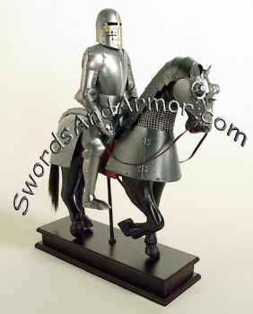 Miniature Horse Mounted Medieval Knight