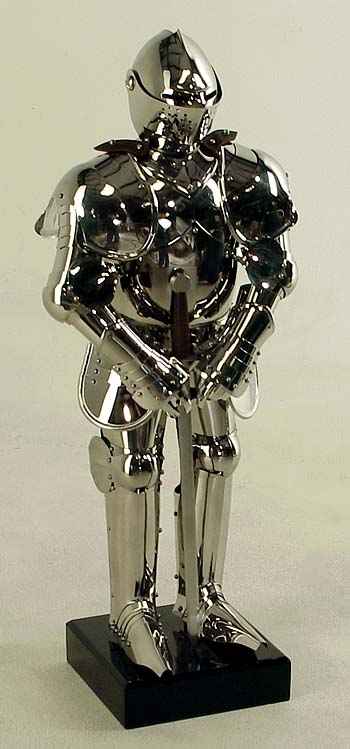 Miniature Armor Knight - 27" Tall This wonderfully done, miniature suit of 