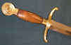 Gallahad medieval sword with sheath