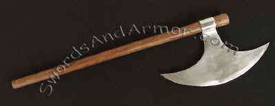 large medieval battle axe