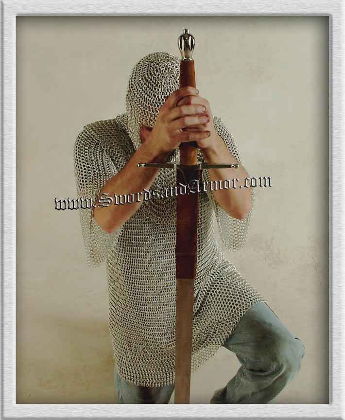 Chain Mail Shirt - Kneeling