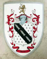 Gillett shield with elaborate crest