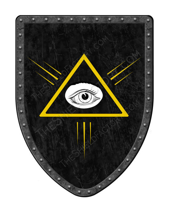 Eye of God medieval shield