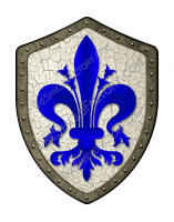 Fleur de Lis Blue