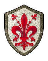 Florence Fleur de Lis Red