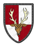 Quarterly Stag battle shield