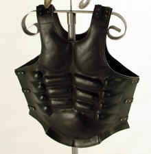 Roman leather armor breastplate harness