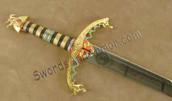 Medieval Dragon sword hilt