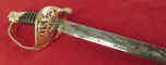 US Union Civil Ware artillery sword