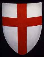 Medival Crusader Shield with red cross