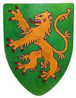 Rampant Lion shield