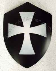 Medieval Hospitaller shield with 4 point design