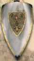 Charlemagne Polished Medieval Shield
