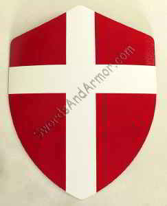 St. John Shield - red with white cross